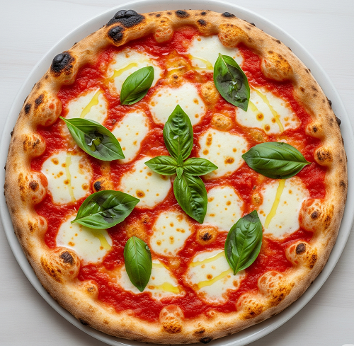 Garlic Margherita Pizza 
