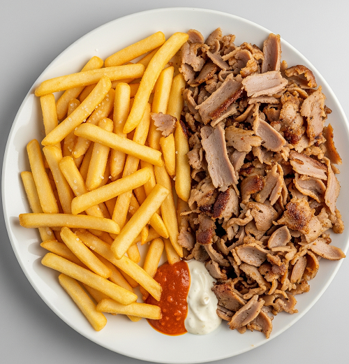 Chips & Donner Kebab 